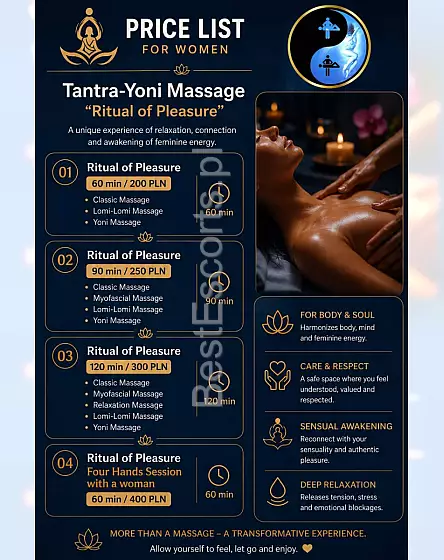 Tantra-Yoni massage for Women